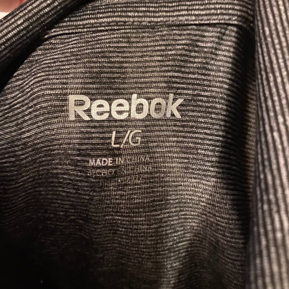 Grey Reebok Loong sleeve Pullover Workout Top - Picture 5 of 5
